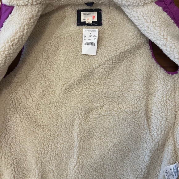 NWT JCrew Girls Sherpa Lined Vest - Picture 3 of 4